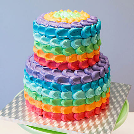 Rainbow cake – The Ambrosia
