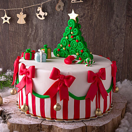 Merry Christmas Chocolate Cake [10% Off] | YummyCake